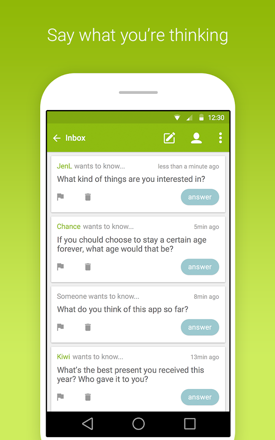 Kiwi - Q&A - screenshot