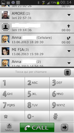 Go Contacts Ex WHITE theme