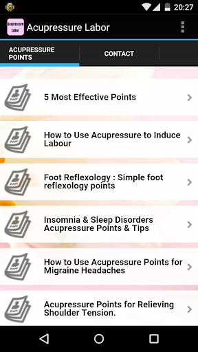 Acupressure Labor