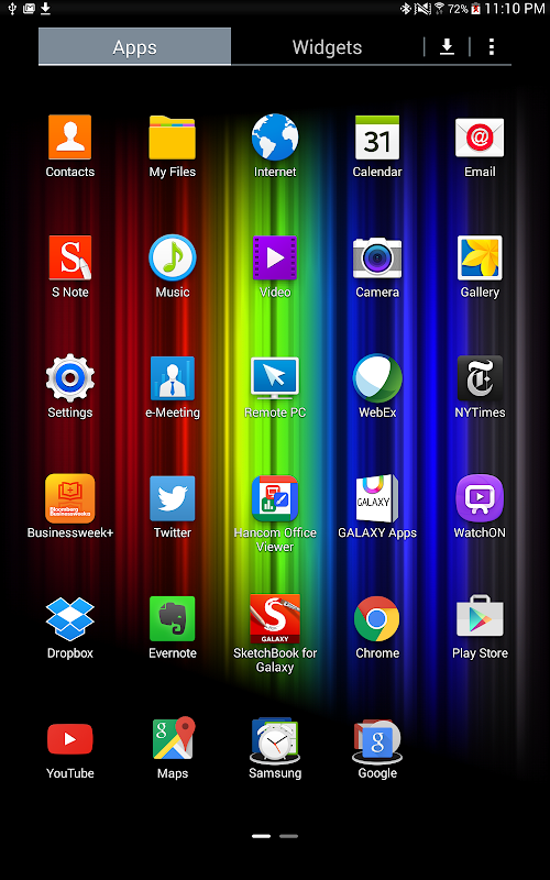 Android application Plasmoid Colors Live Wallpaper screenshort