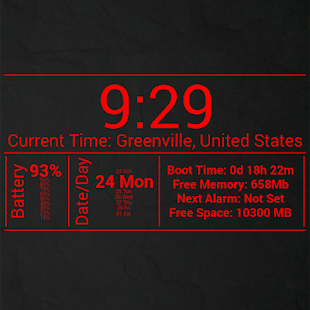 Free InfoBoxWide Zooper Widget APK