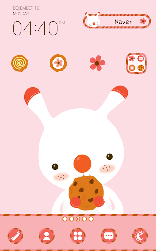 cookie rabbit dodol theme