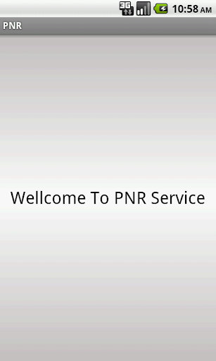 Indian Rail PNR status enquiry