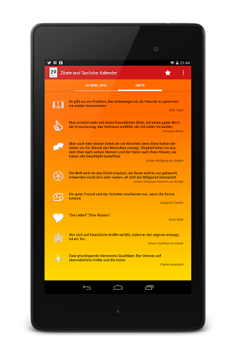 免費下載娛樂APP|Zitate und Sprüche Kalender app開箱文|APP開箱王