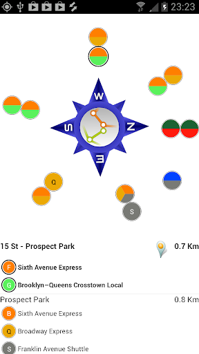 New York Subway Compass