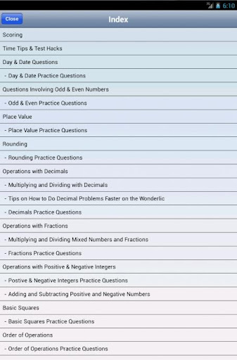 Wonderlic Flashcards