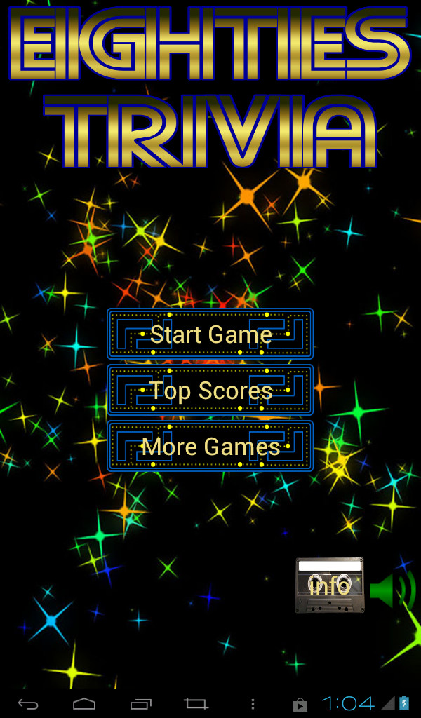 80s Trivia Screen 1