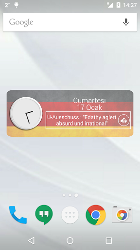 Germany Clock RSS Widget