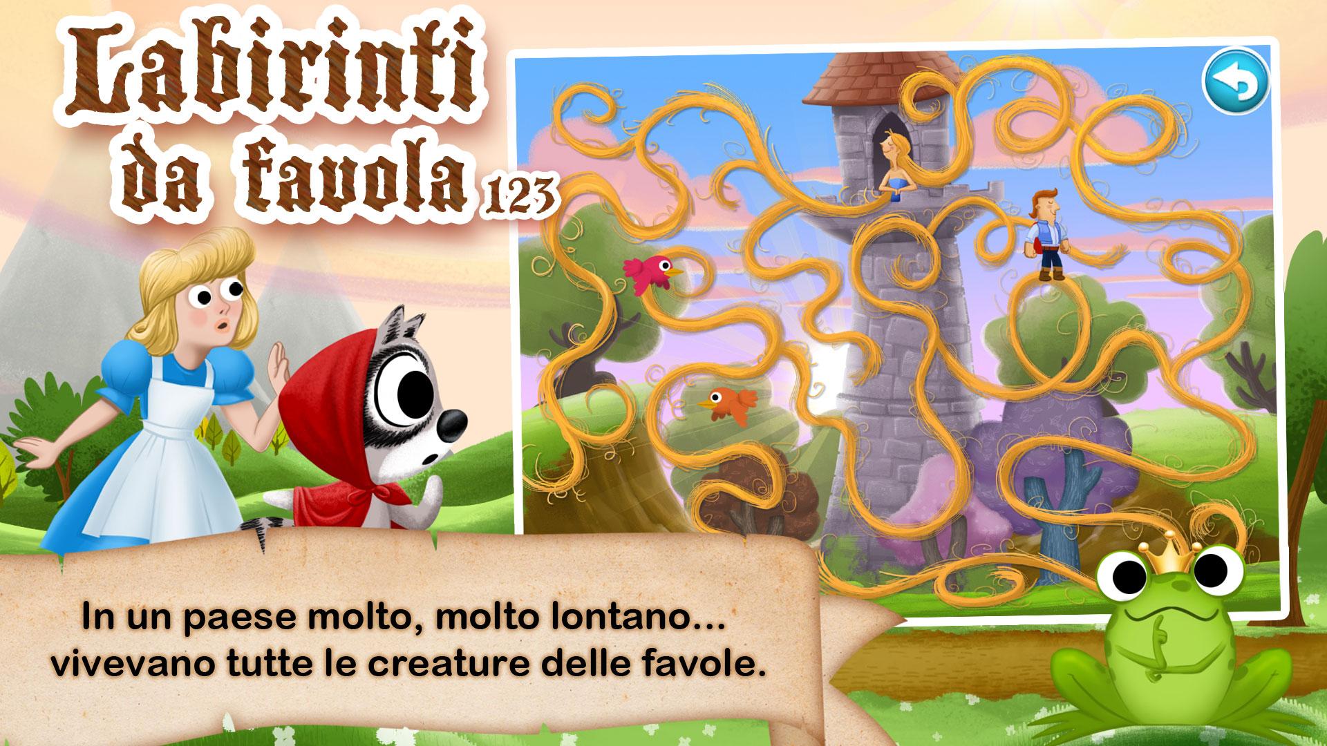 Android application Fairytale Maze 123 for Kids HD screenshort