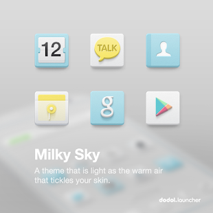 免費下載個人化APP|Milky Sky Dodol Theme app開箱文|APP開箱王