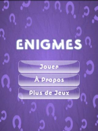 Enigmes