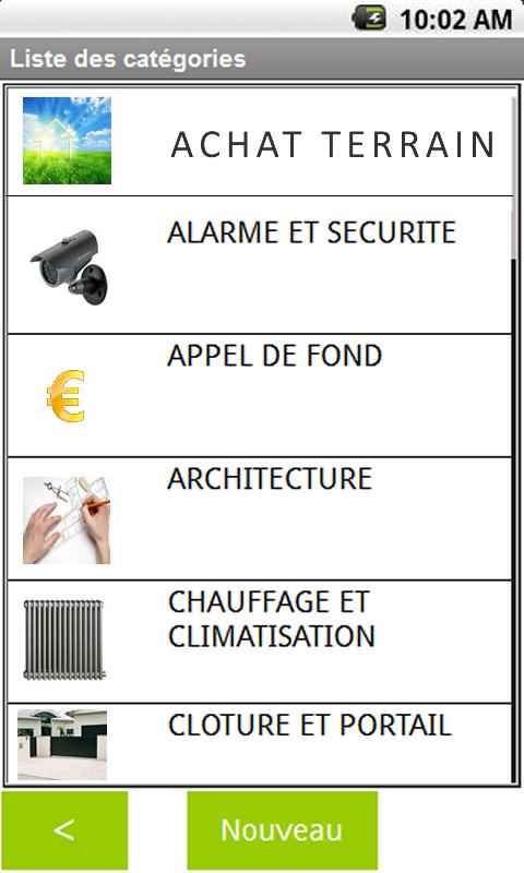 Gérer les dépenses de travaux Screen 2