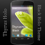 ThyrusHolo Black CM10 Theme Apk