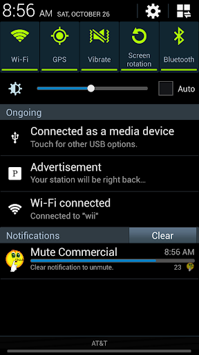 Commercial muting Ad muter