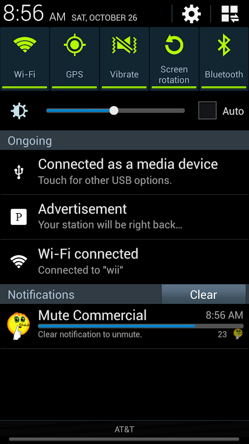    Commercial muting, Ad muter- screenshot  