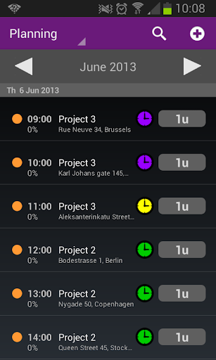 Timewax Planning Time Sheets