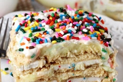 Funfetti Birthday Cake Icebox Cake