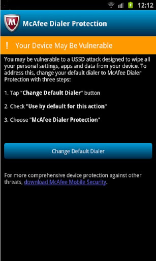 McAfee Dialer Protection