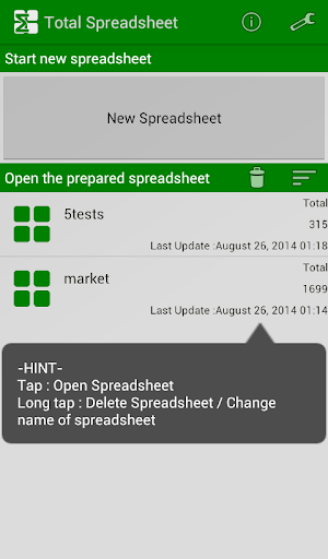 Total Spreadsheet 3.0 Windows u7528 1