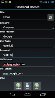 Password Safe screenshot