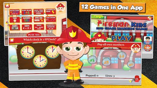 Fireman Kids Grade 2 Games