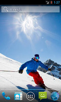 Magic Touch: Ski HD Live Wallpaper APK スクリーンショット画像 #2