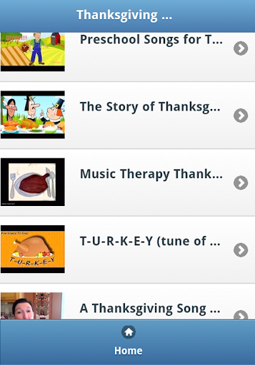 Thanksgiving Kids Songs