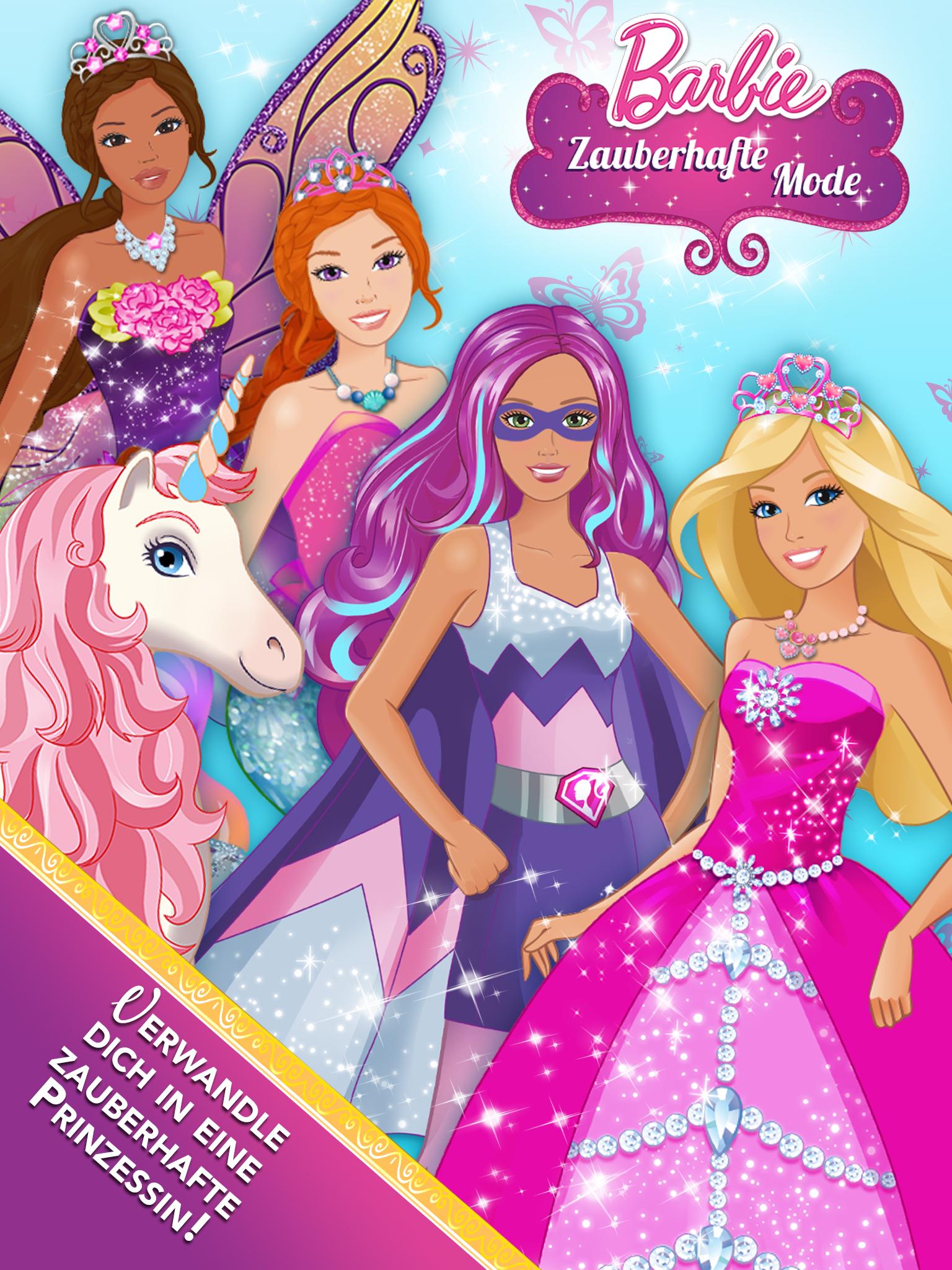 Android application Barbie Magical Fashion screenshort