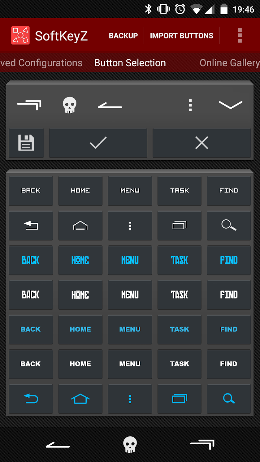 SoftKeyZ Root Screen 1