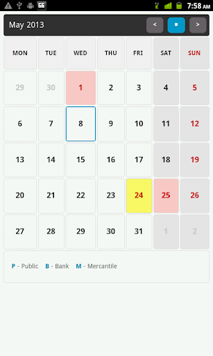 SL Calendar