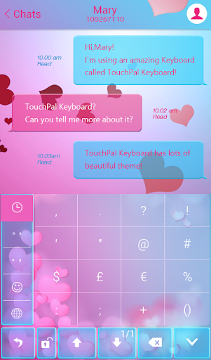 【免費個人化App】Love Heartbeat Keyboard Theme-APP點子