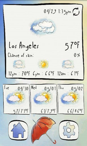 Sketched Weather - Widget