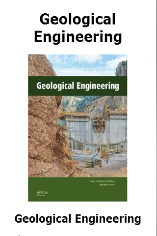 【免費書籍App】Geological Engineering Books-APP點子