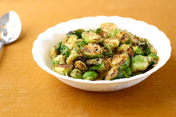 Brussels Sprouts with Toasted Breadcrumbs, Parmesan and Lemon
