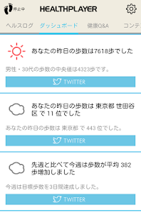 HEALTHPLAYER歩数計/消費カロリー・体重・血圧記録(圖2)-速報App
