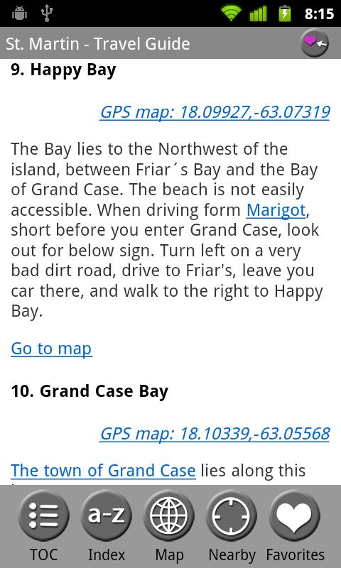 St. Martin - Travel Guide Screen 3