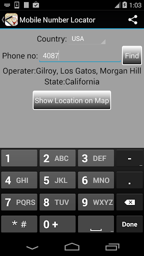 Mobile Number Locator