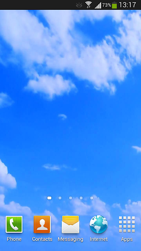 【免費個人化App】Blue Sky Live Wallpaper HD 3-APP點子