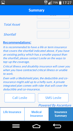 Leslie Insurance Calculator