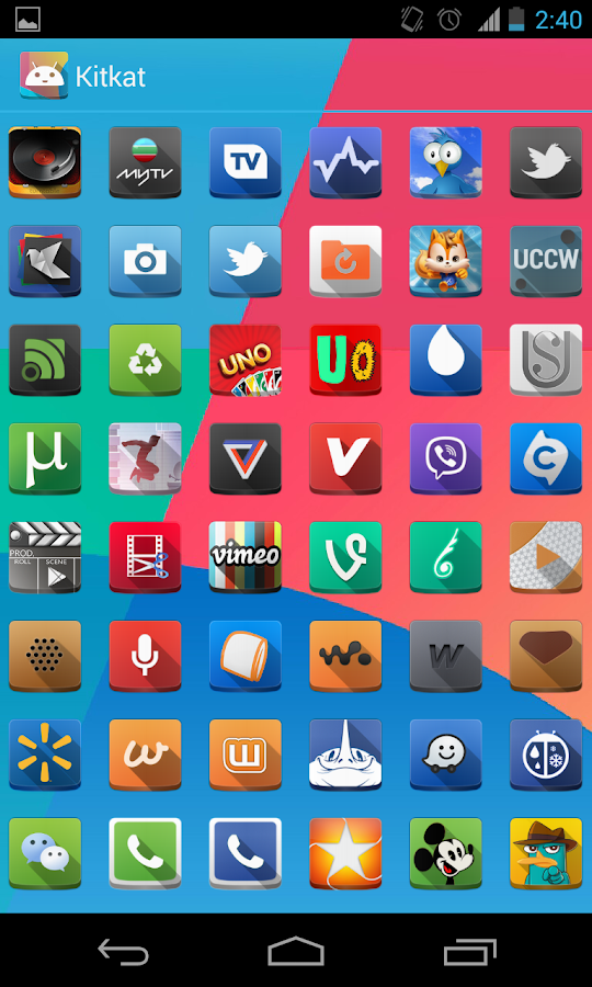 KitKat (Apex Nova Adw theme) - screenshot