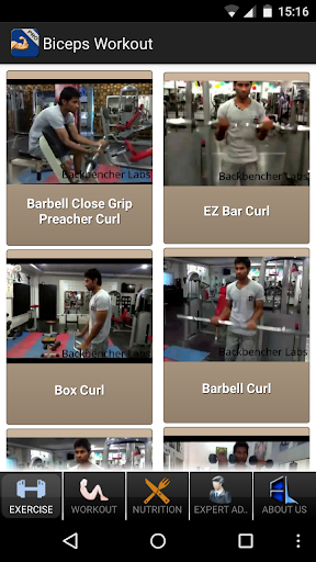 Men's Biceps Workout Pro