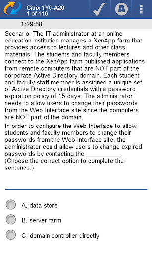 【免費教育App】Citrix 1Y0-A20 Exam-APP點子