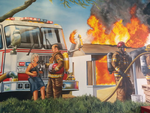 Firefighter Mural Art