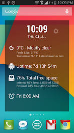 DashClock Uptime Extension by David Mouser poster 1