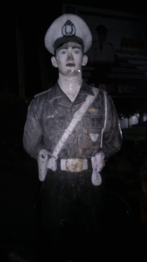 Police Statue at Taman Kota