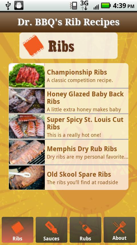 Ribs! by Dr BBQ Screen 2