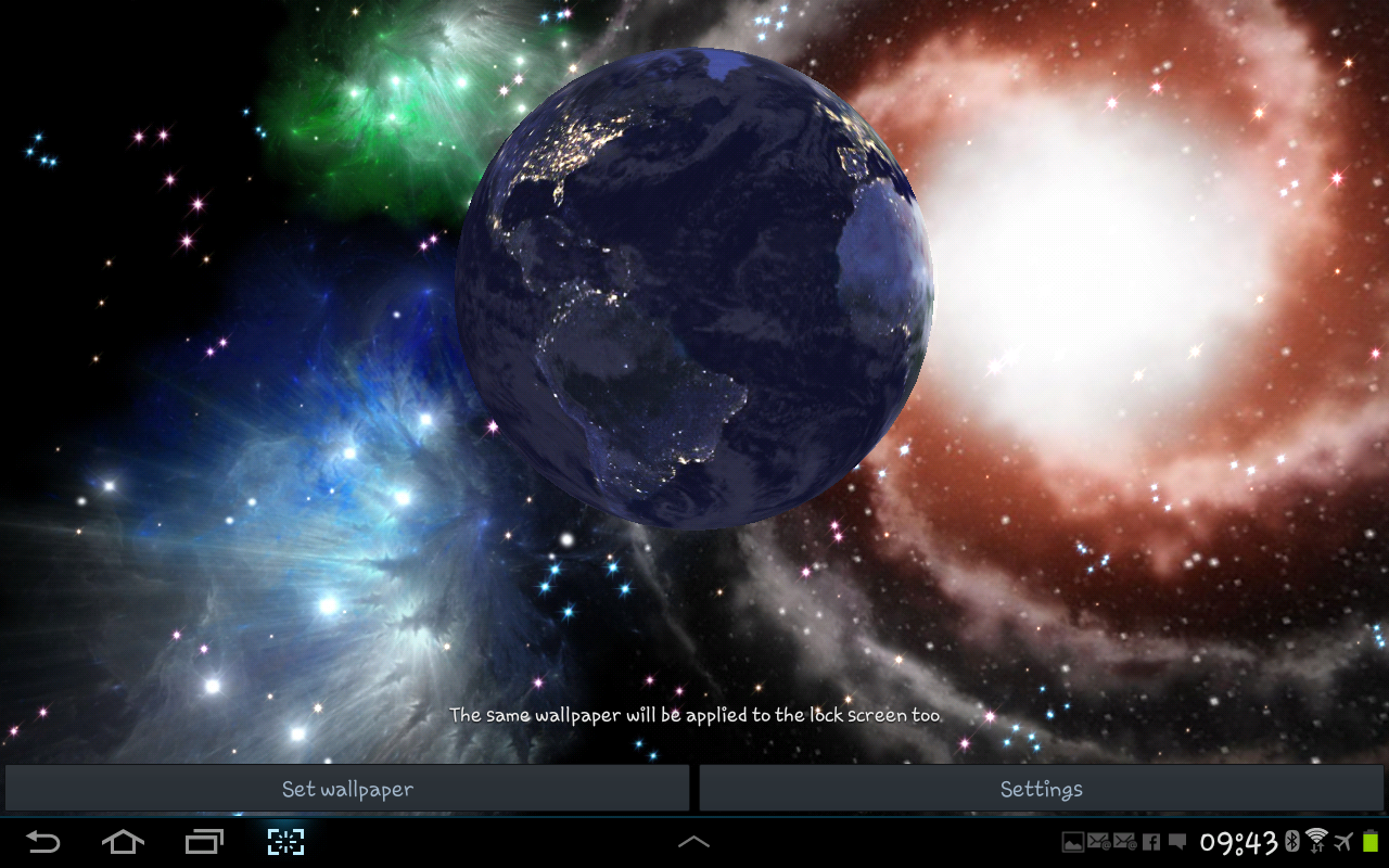 3D Earth Live Wallpaper - Android Apps on Google Play