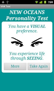 Lastest VAK Personality Test APK for PC