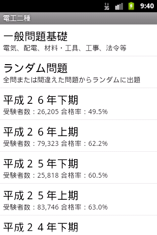 第二種電気工事士 過去問題集（一般）