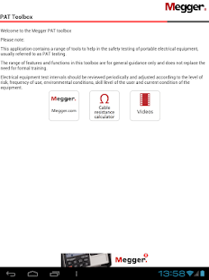 Free Download Megger PAT Toolbox APK